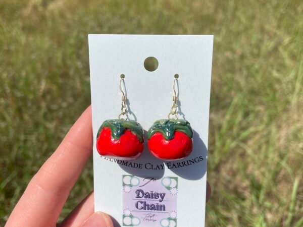 Tomato Earrings
