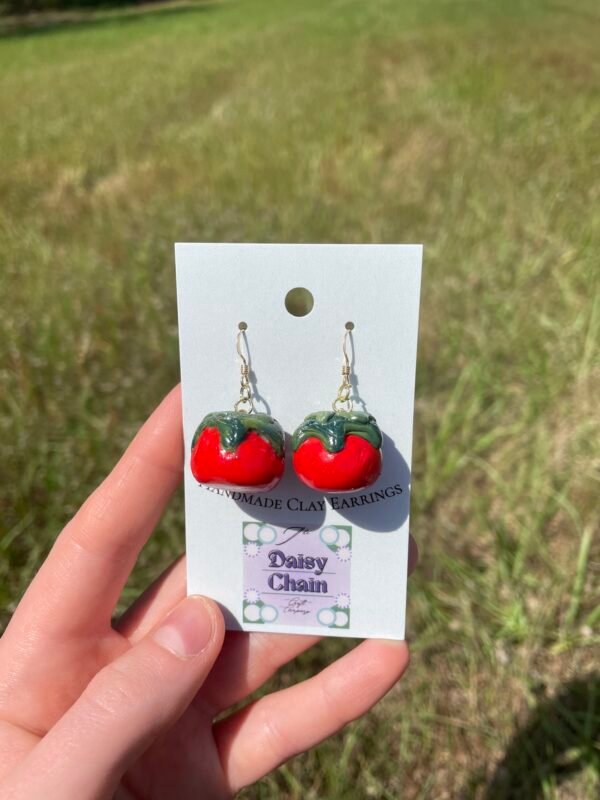 Tomato Earrings