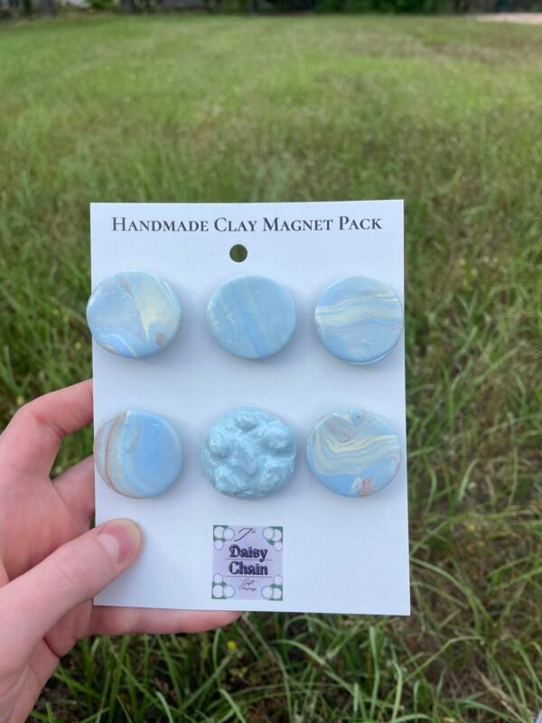 Blue Minimalist Magnet Pack