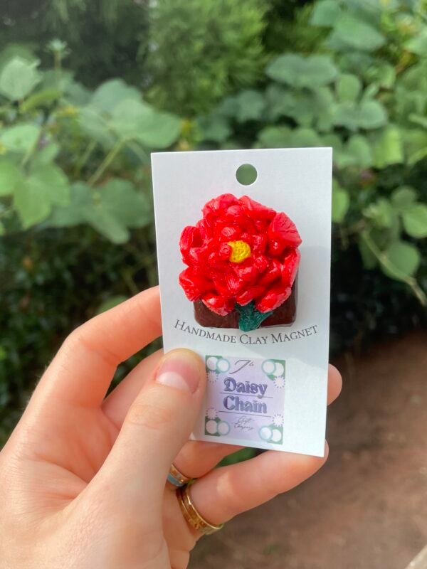 Large Rose Magnet